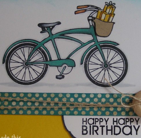 Birthday Bicycle - Detail