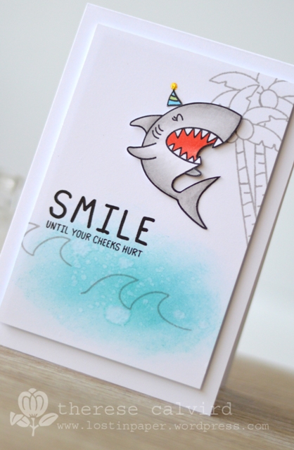Cards 4 Men, video, Waffle Flower, Tiger & Lily, shark card