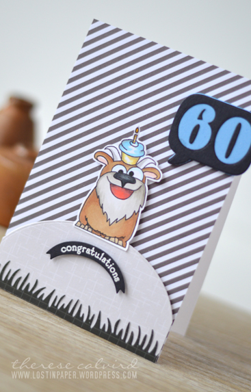 Lostinpaper - Cards 4 Men Using patterned paper (video).