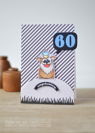 Lostinpaper - Cards 4 Men Using patterned paper (video).
