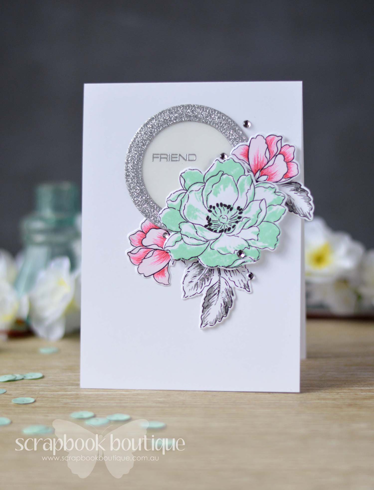 Lostinpaper - Scrapbook Boutique / Altenew / Beautiful Day / Beautiful Lady / Peony Bouquet