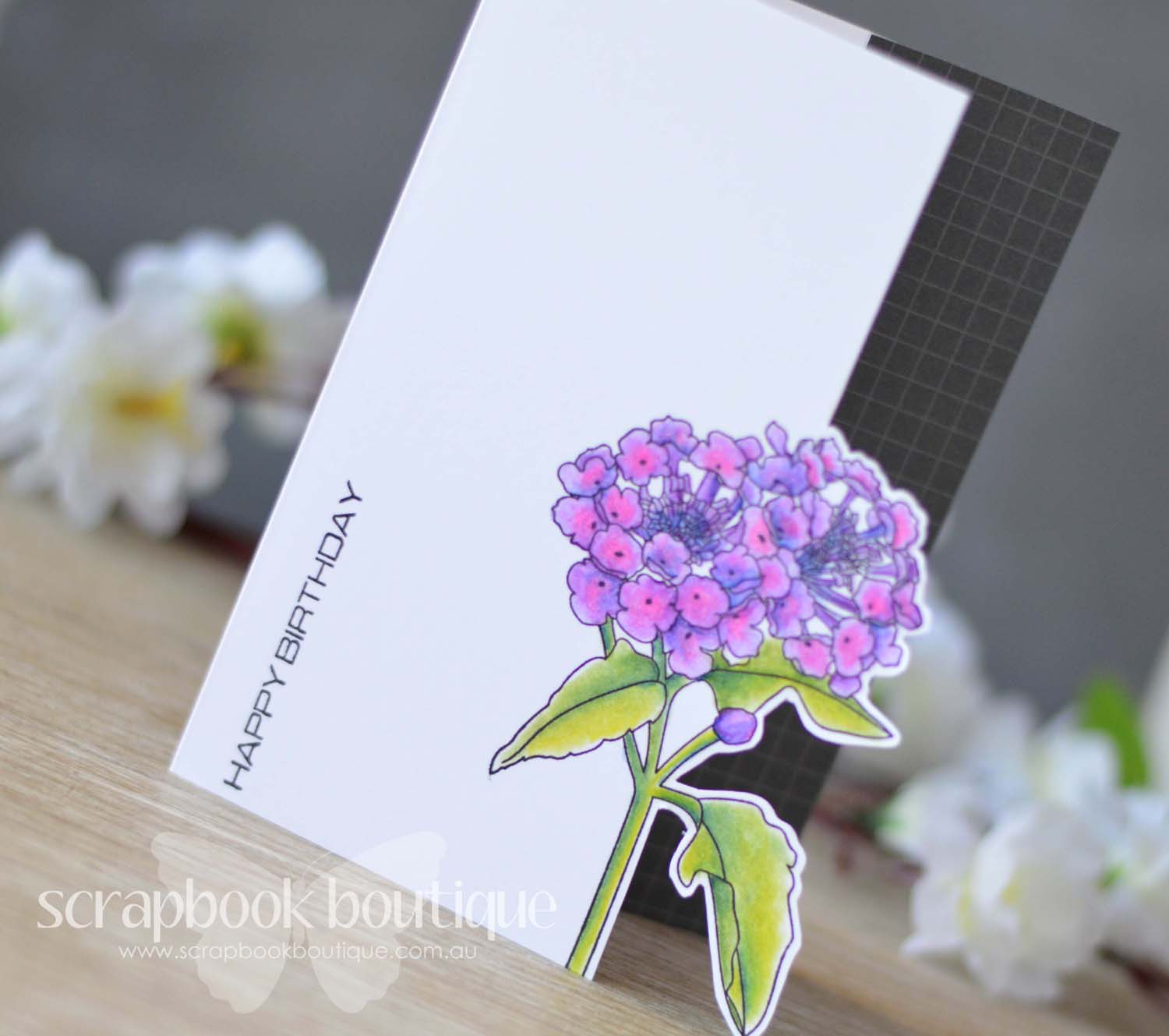 Lostinpaper - Scrapbook Boutique / Altenew Beautiful Lady / Avery Elle Neutral Collection / Prismacolor Pencils (video)