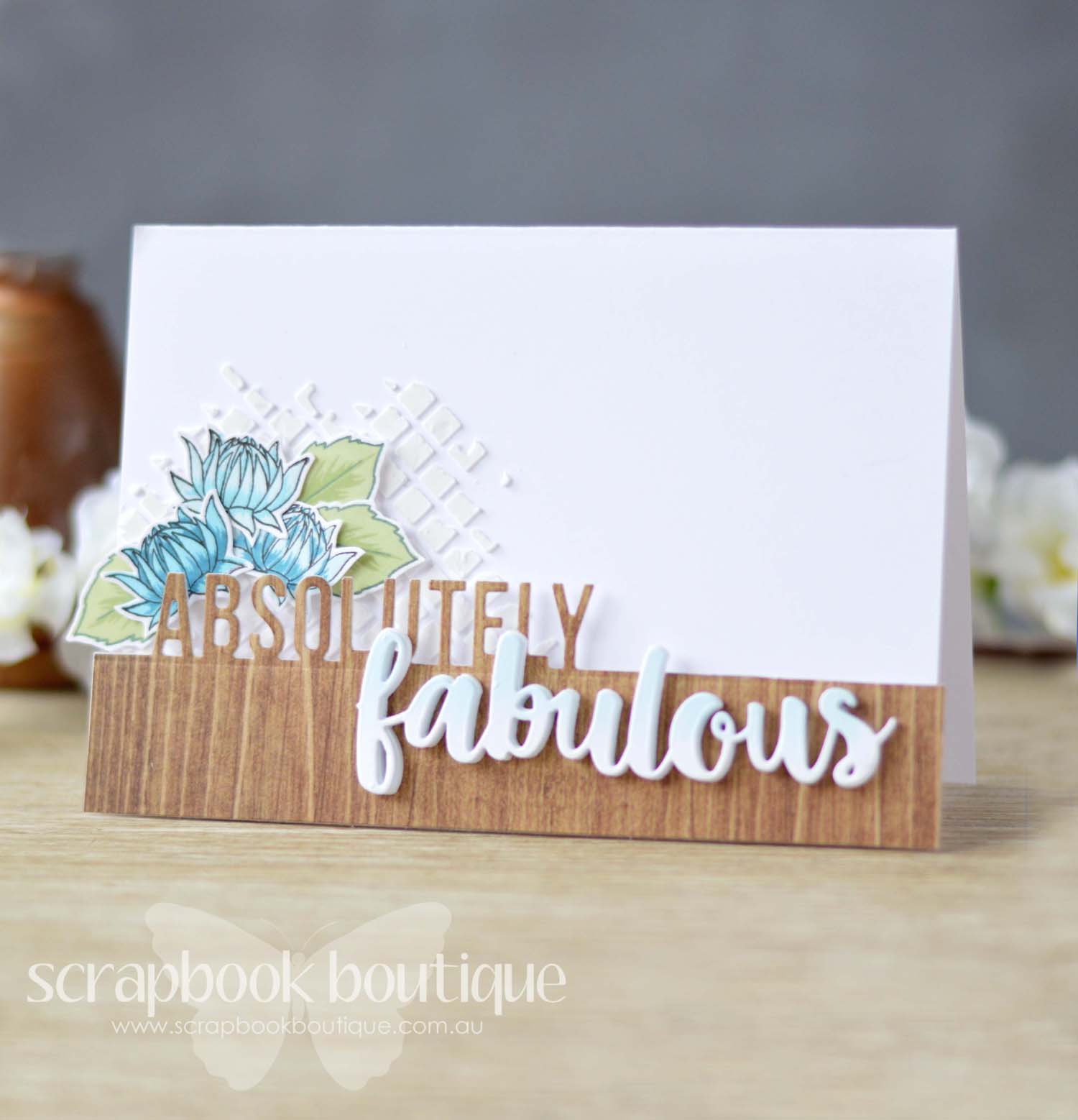 Lostinpaper - Scrapbook Boutique / Altenew - Dahlia / MFT - Absolutely Fabulous / Heidi Swapp - Minc Stencil Squares (video)