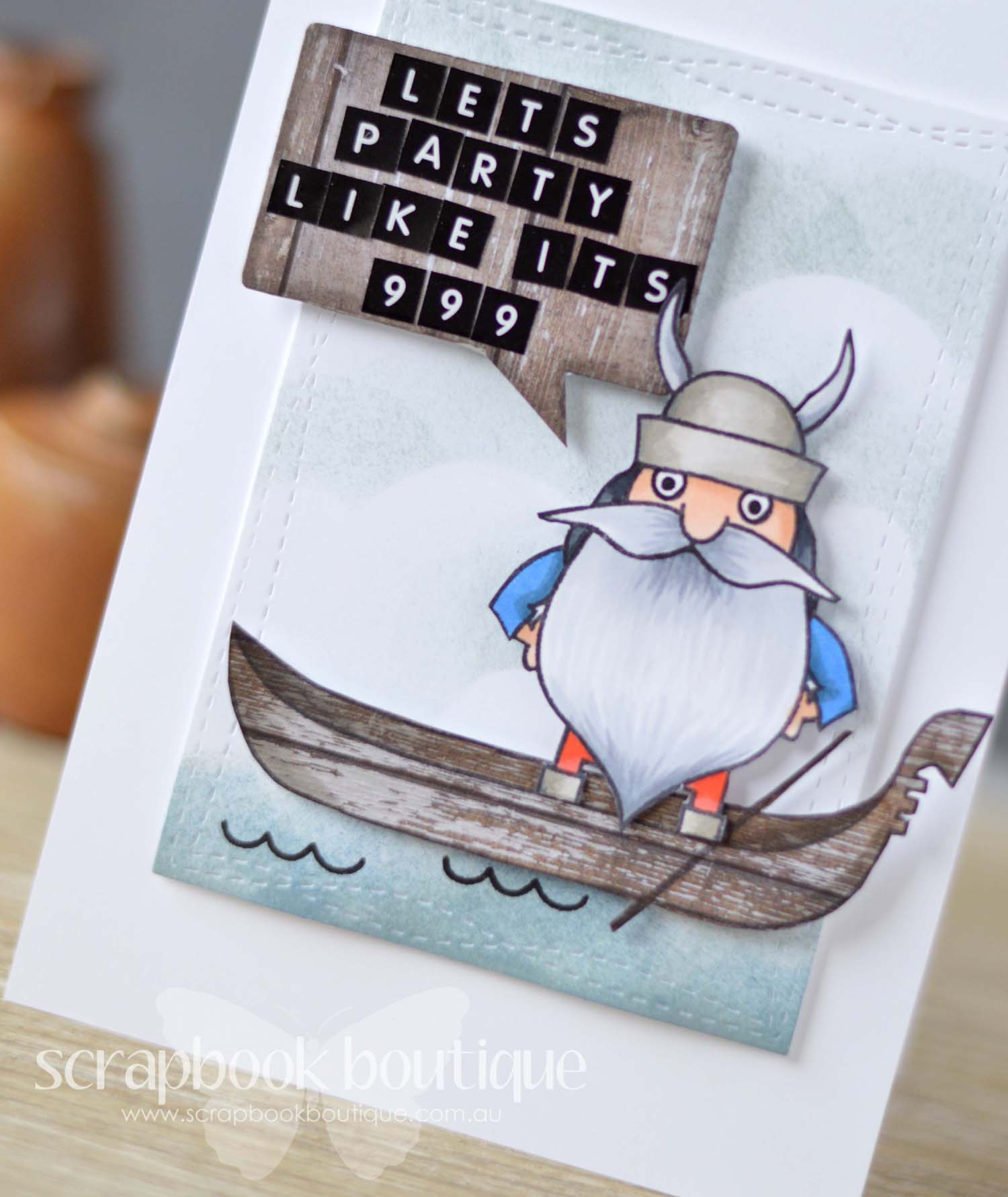 Lostinpaper - Scrapbook Boutique - Avery Elle Viking / Dreamboat / MFT die (video)