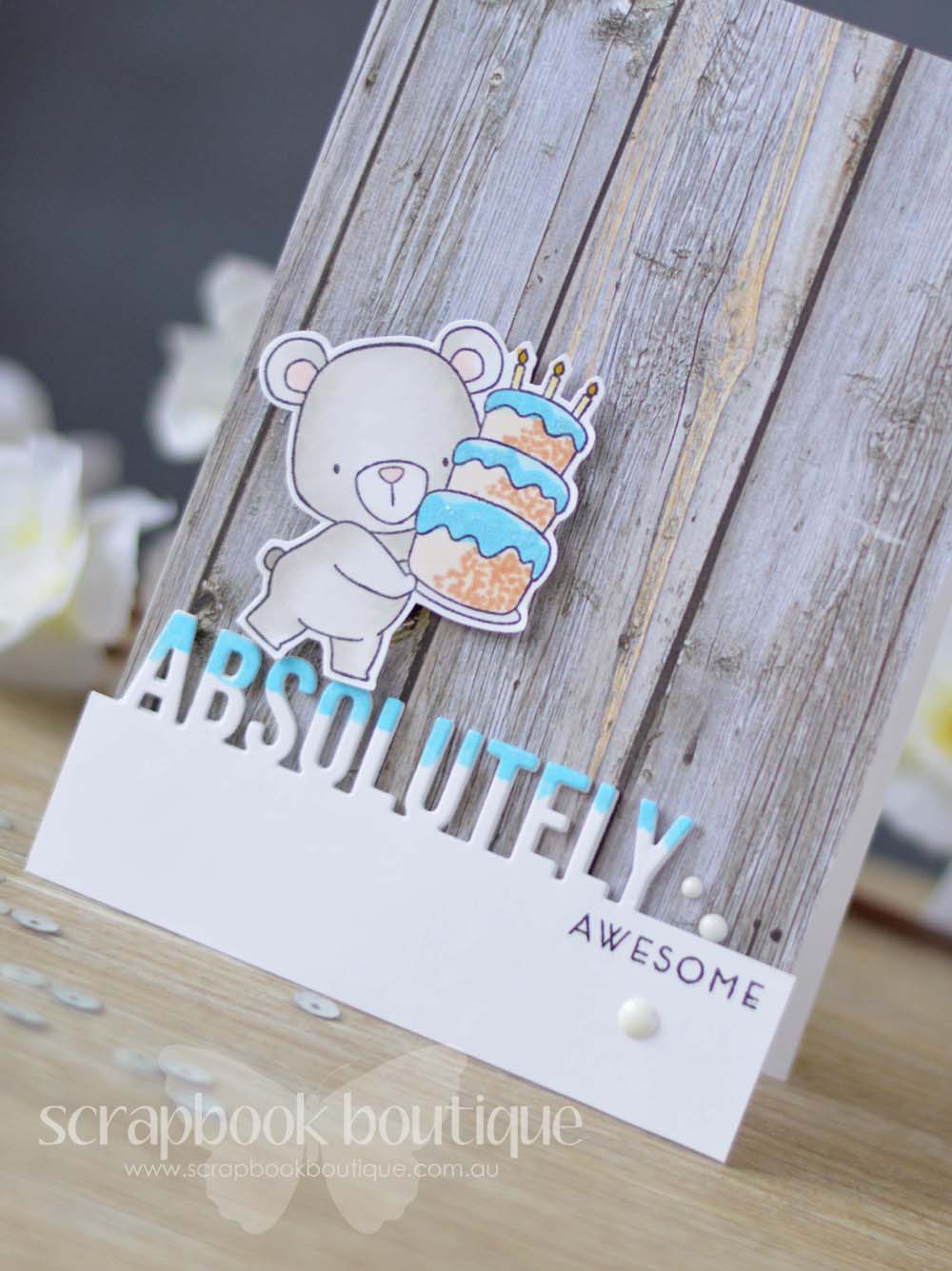 Lostinpaper - MFT - Beary Special Birthday - Absolutely Fabulous - Altenew - Painted Butterflies - Nuvo (video)