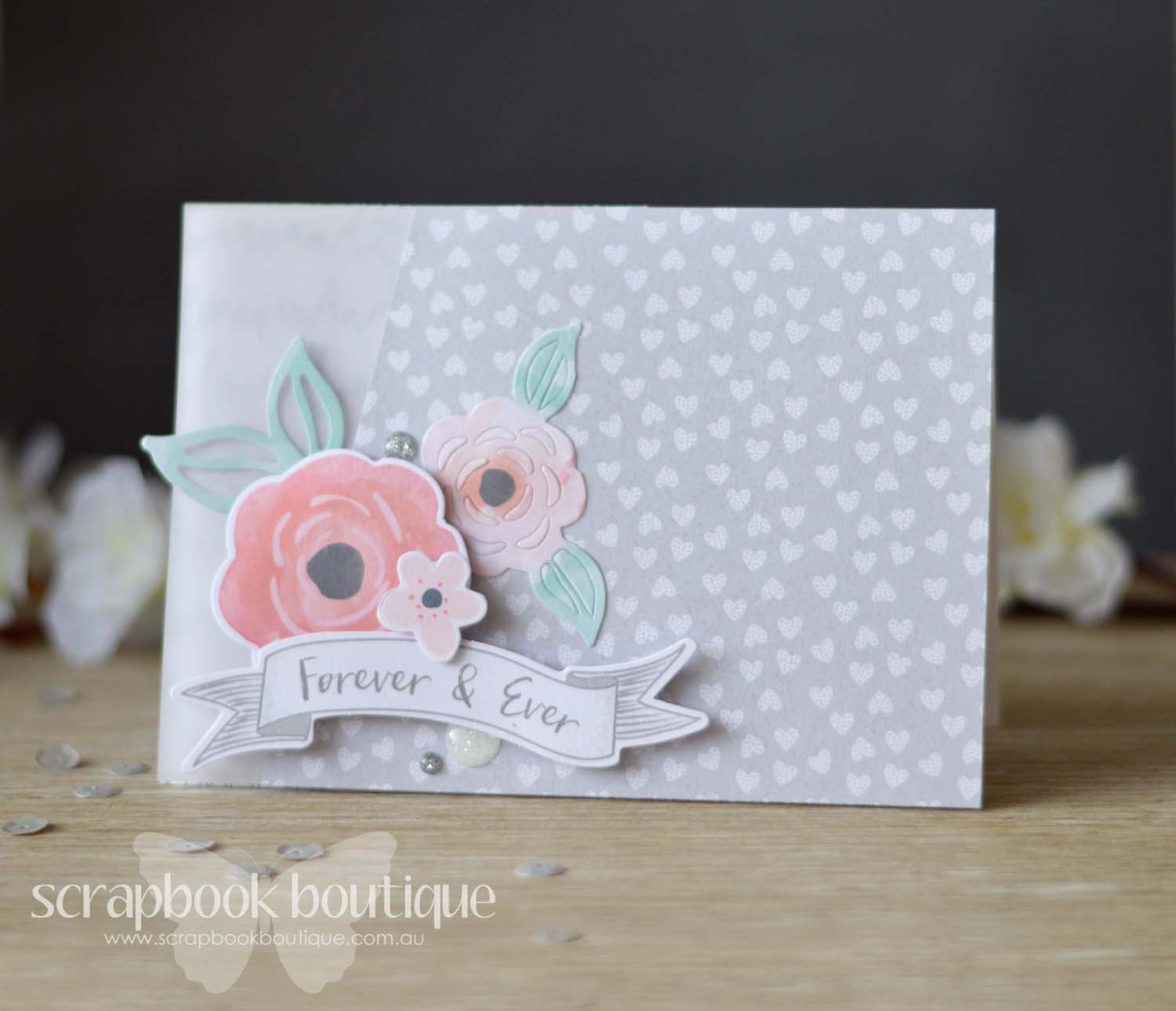 Lostinpaper - Cocoa Vanilla Studio - Love Always - Die cut Ephemera - Sparkles Enamel Dots (video)