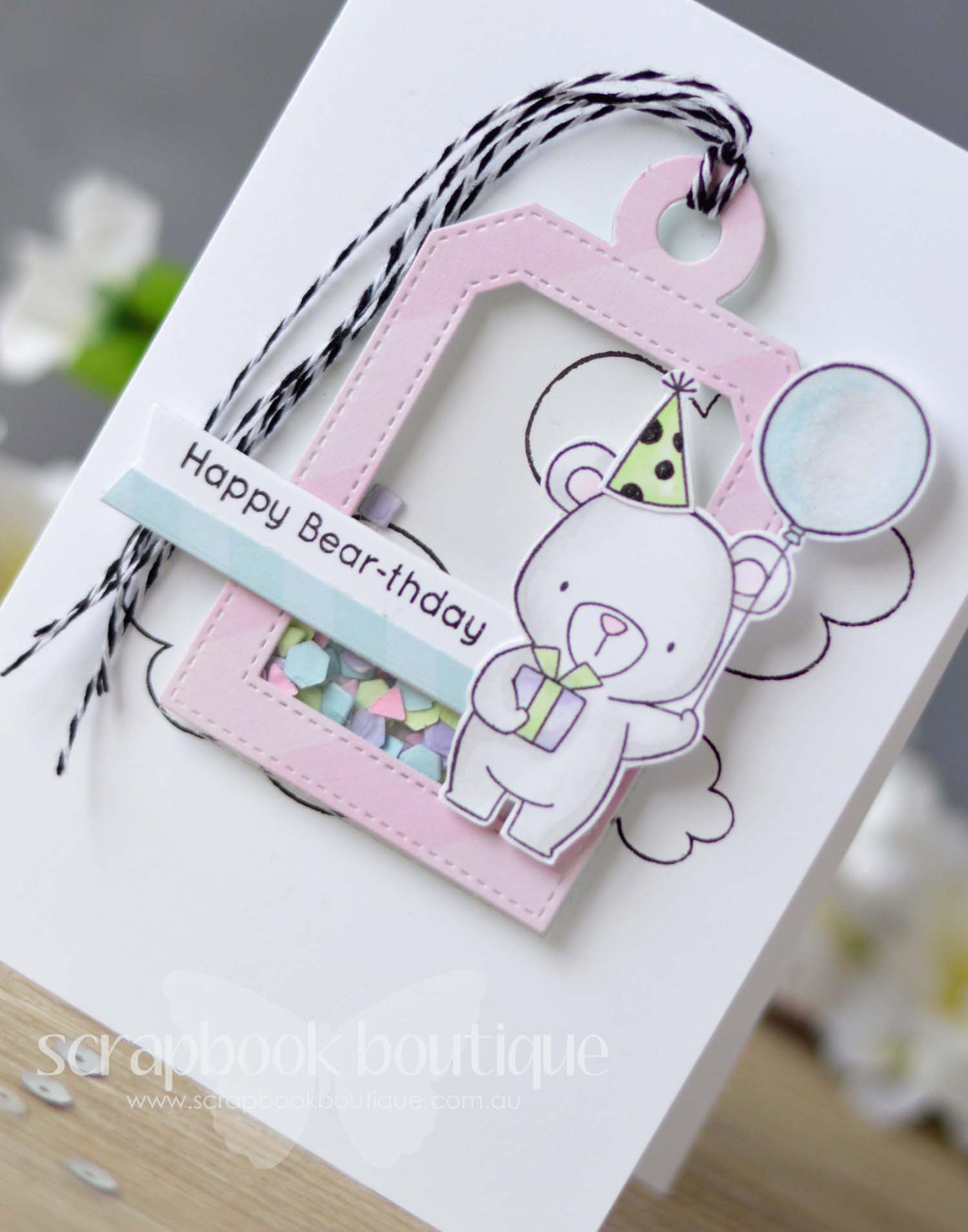 Lostinpaper - MFT Beary Special Birthday - Tag Builder 4 - Altenew - Bunny Love - Avery Elle - Sorbet Collection (video)