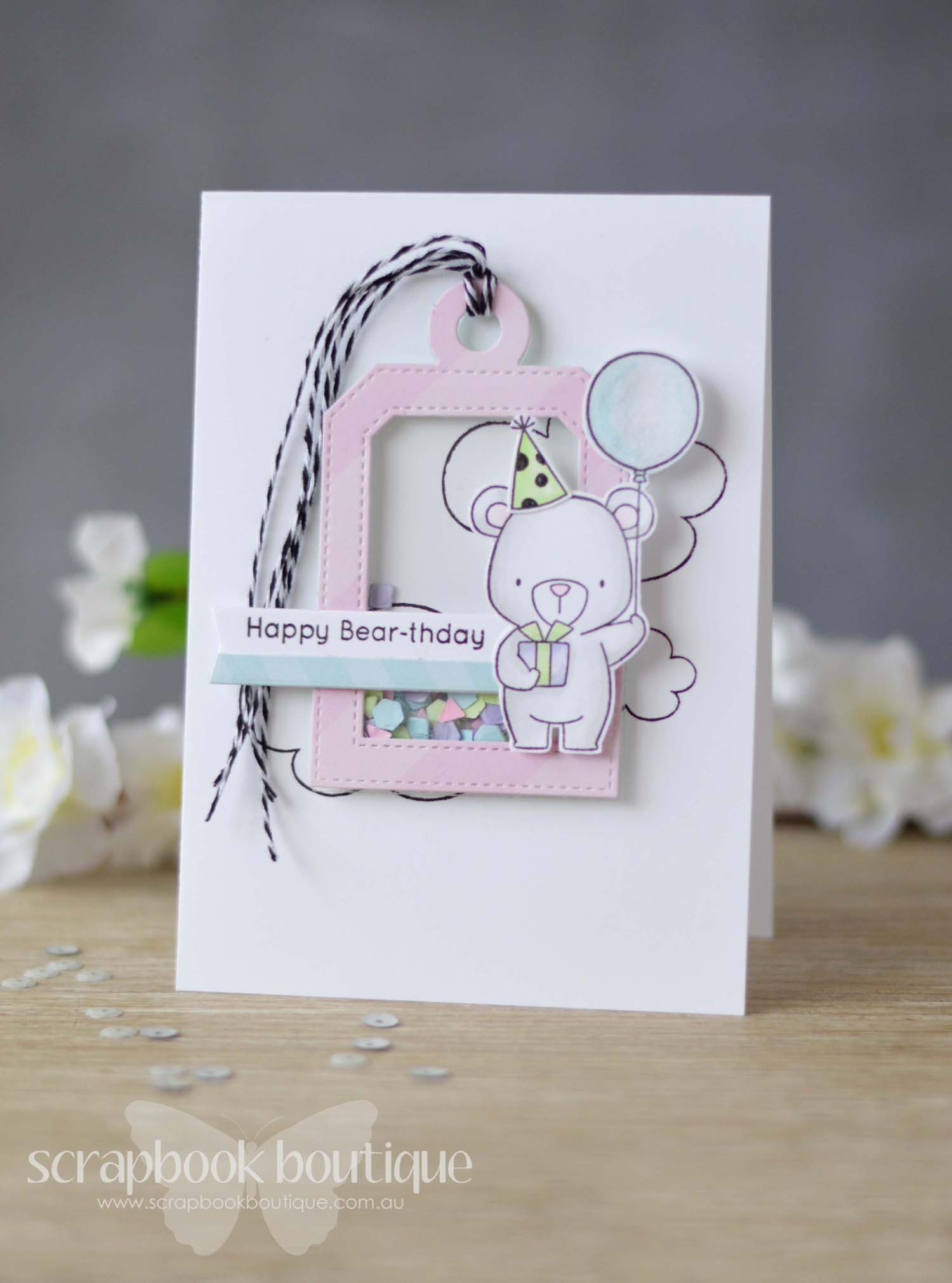 Lostinpaper - MFT Beary Special Birthday - Tag Builder 4 - Altenew - Bunny Love - Avery Elle - Sorbet Collection (video)