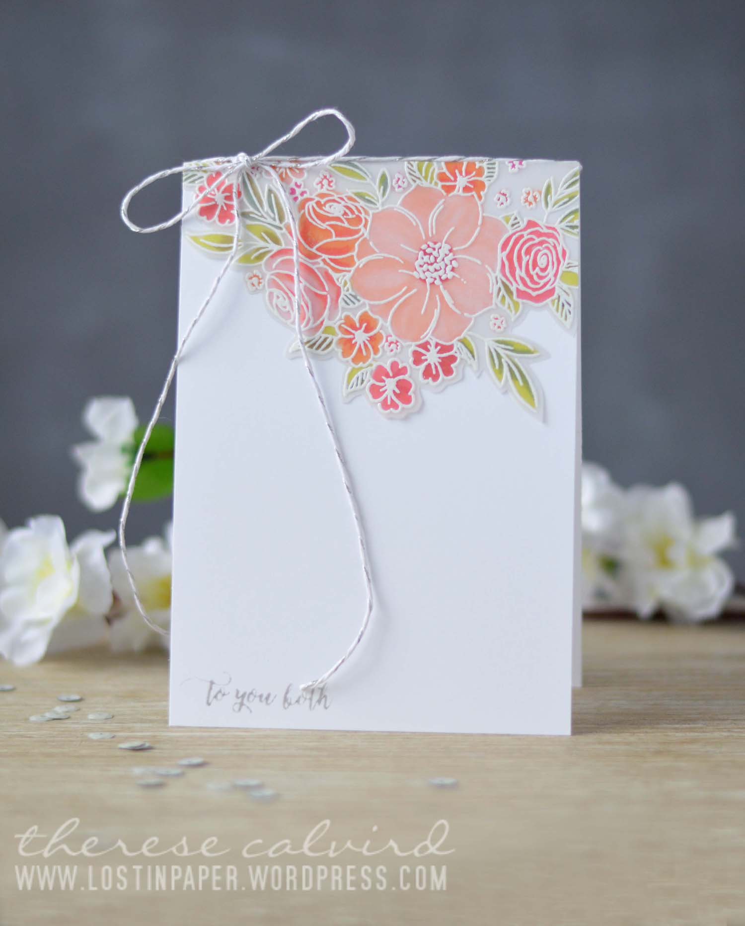 Lostinpaper - Penny Black - Flower Cascade - Happy Snippets (video) (1)