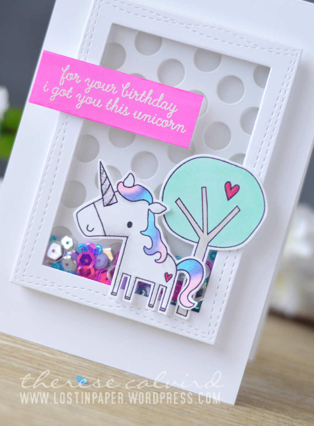 lostinpaper-reverse-confetti-unicorn-wishes-mft-peek-a-boo-polka-dots-wonky-stitched-rectangles-stax-card-video