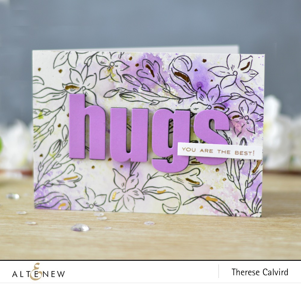Altenew - Extra Special - Bold Alphabet Die - Lostinpaper (card) 1 copy