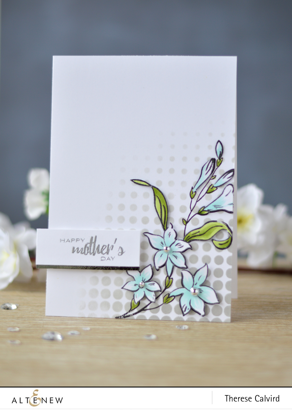 Altenew - Extra Special - Halftone Stencil - Lostinpaper (card) (1 copy