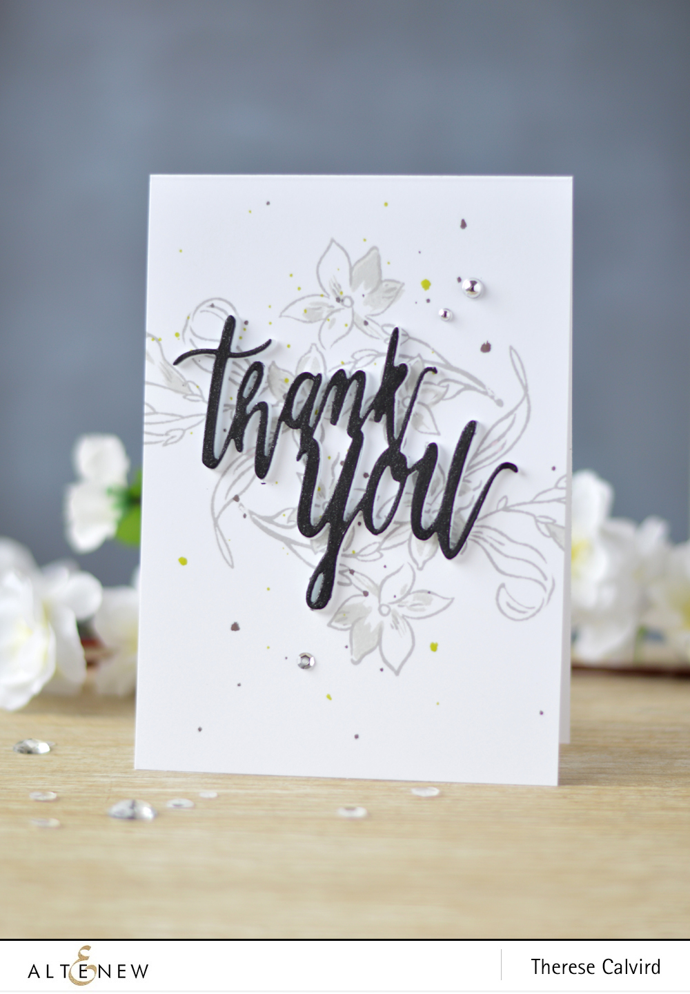 Altenew - Extra Special - Thank You die - Lostinpaper (card video) 1 copy
