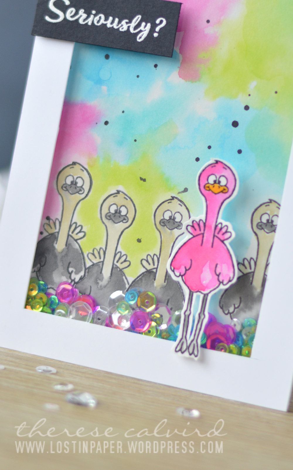 Lostinpaper - Gerda Steiner Designs - Go Wild - Moody Unicorns (card video) 1