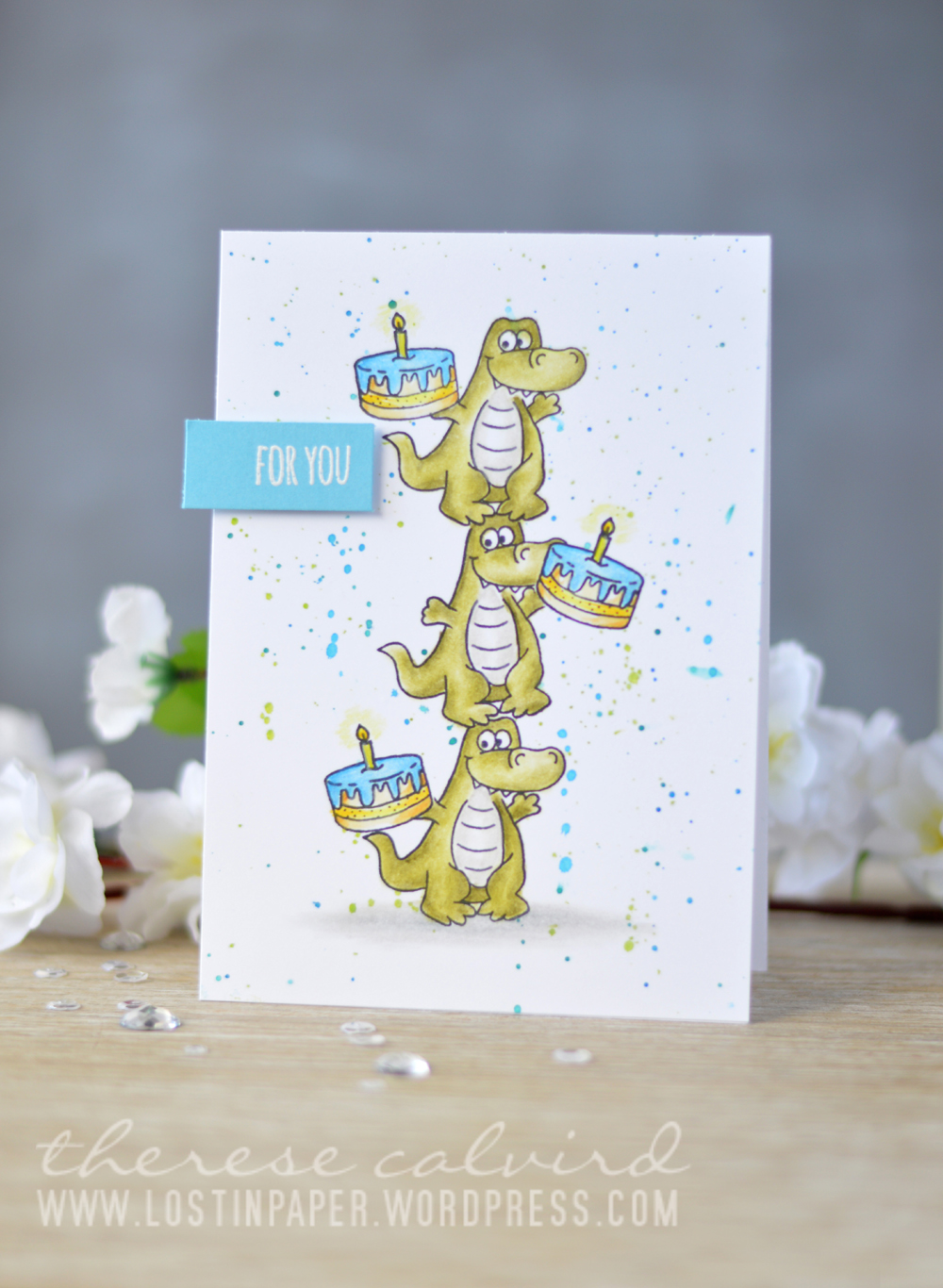 Lostinpaper - Gerda Steiner Designs - Party Animals - Hedgehog with Sign 1
