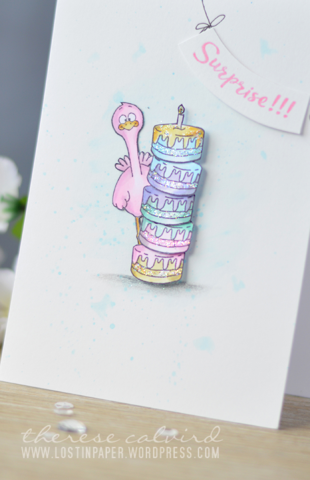 Lostinpaper - Gerda Steiner Designs - Party Animals - Moody Unicorns (card) 1