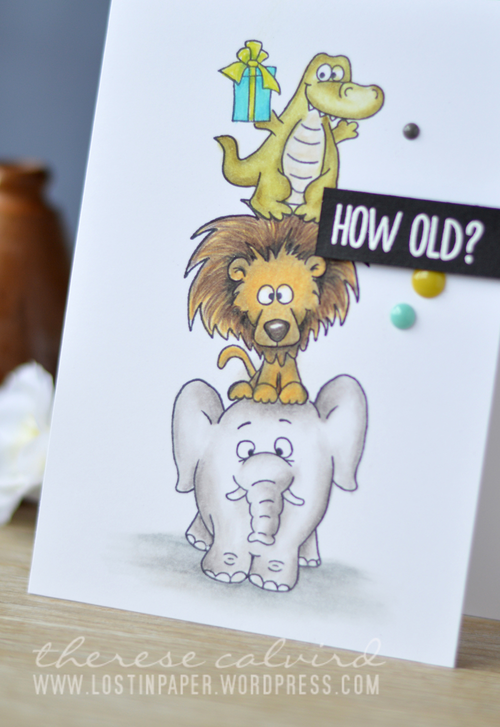 Lostinpaper - Gerda Steiner - Party Animals (card video) 1