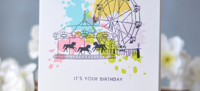 Altenew - Carousel - Ferris Wheel - Celebrate - Lostinpaper (card) 1 copy