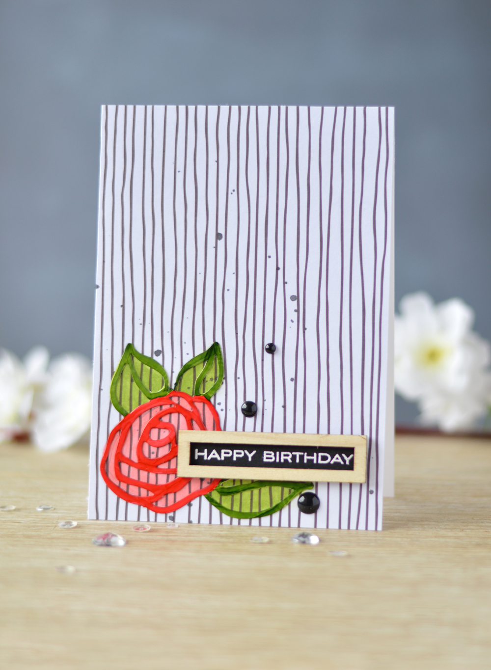 Altenew - New Day Card Kit - Artist Markers Set A - Lostinpaper (card video) 1