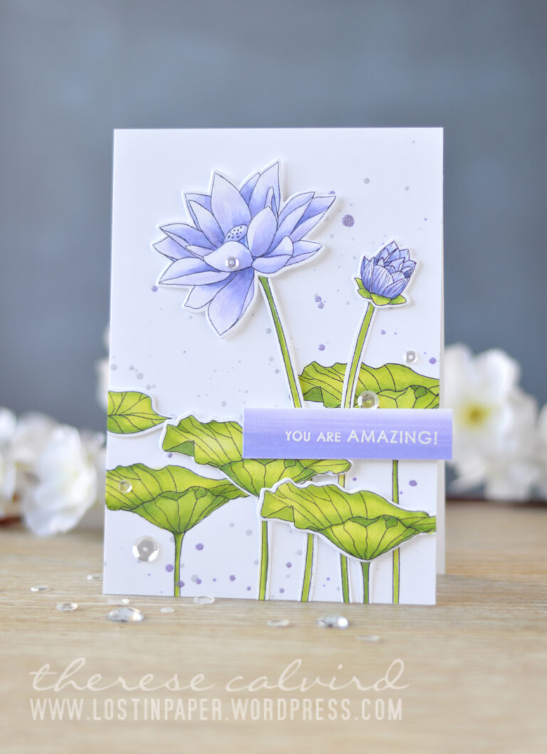Lostinpaper - Altenew - Lotus - Sentiments & Quotes (card video) 1