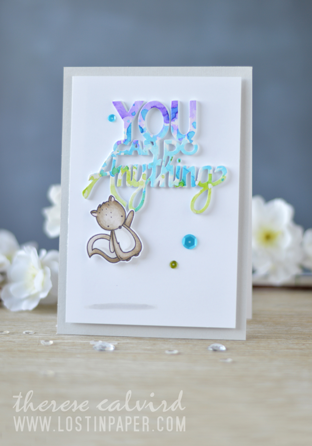 Lostinpaper - Neat & Tangled - You Can Do It - My Favorite Nut (card video) 1