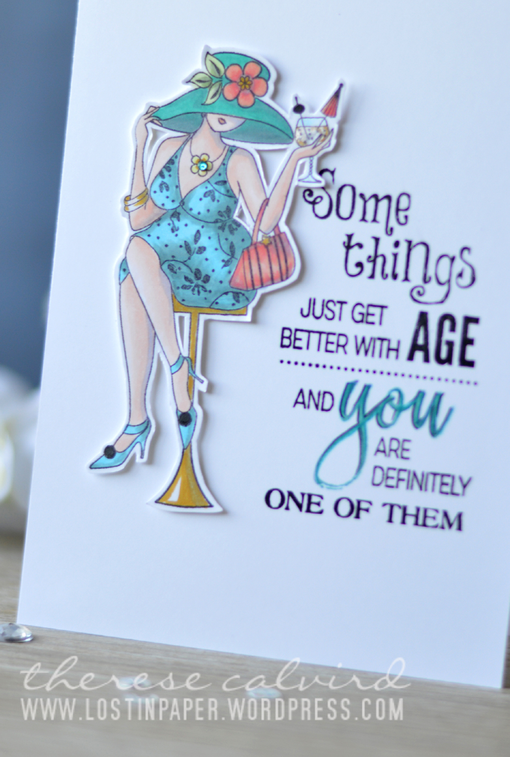 Lostinpaper - Penny Black - Fun Time Girls - Birthday Love (card) 1