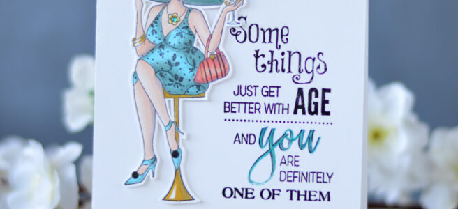 Lostinpaper - Penny Black - Fun Time Girls - Birthday Love (card) 1