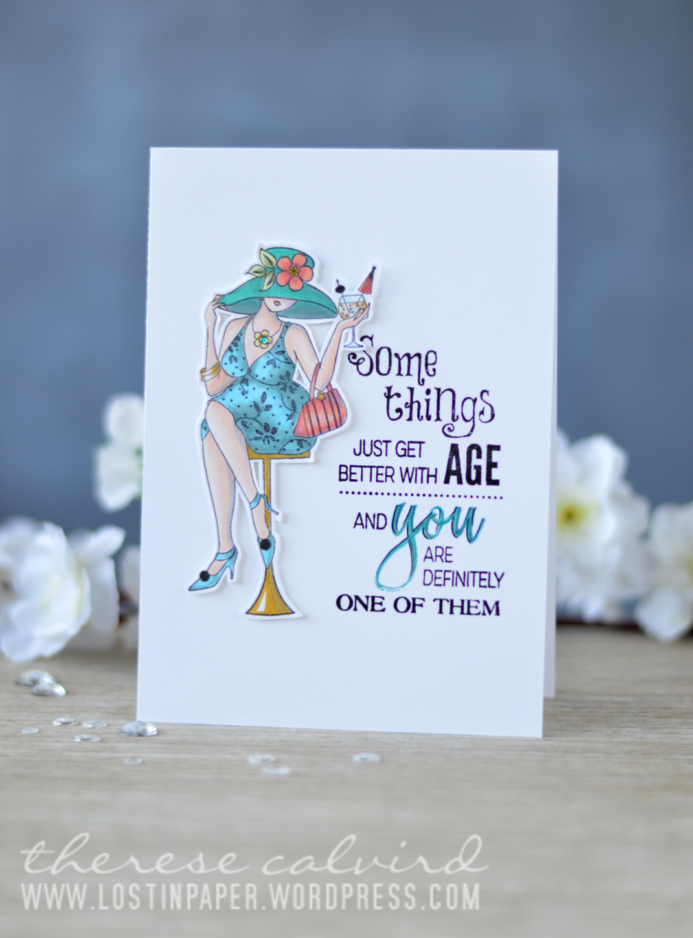 Lostinpaper - Penny Black - Fun Time Girls - Birthday Love (card) 1