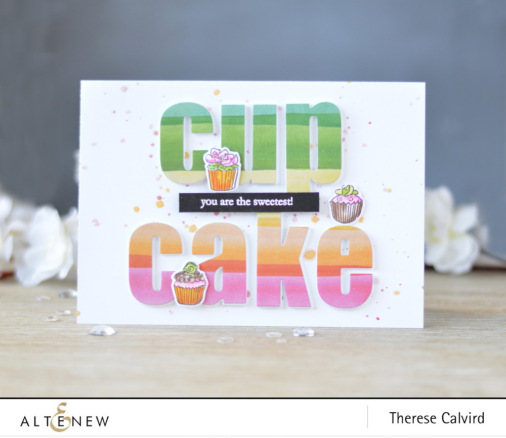 Altenew - Cake Love - Bold Alphabet Die - New Day Card Kit (card) 1 copy