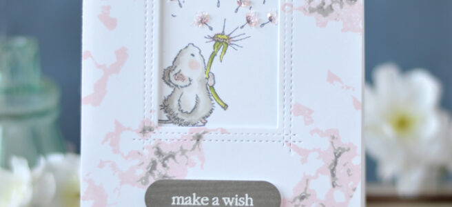 How to use the Layering Marble Waffle Flower stamp set - card video