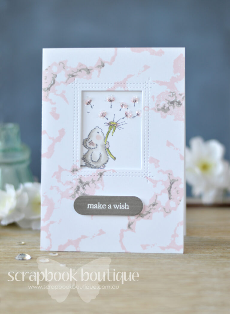 How to use the Layering Marble Waffle Flower stamp set - card video