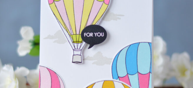 Altenew - Baby Balloon - Handmade Tags - Be a Lighthouse - Wood Veneer - Lostinpaper (card) 1 copy