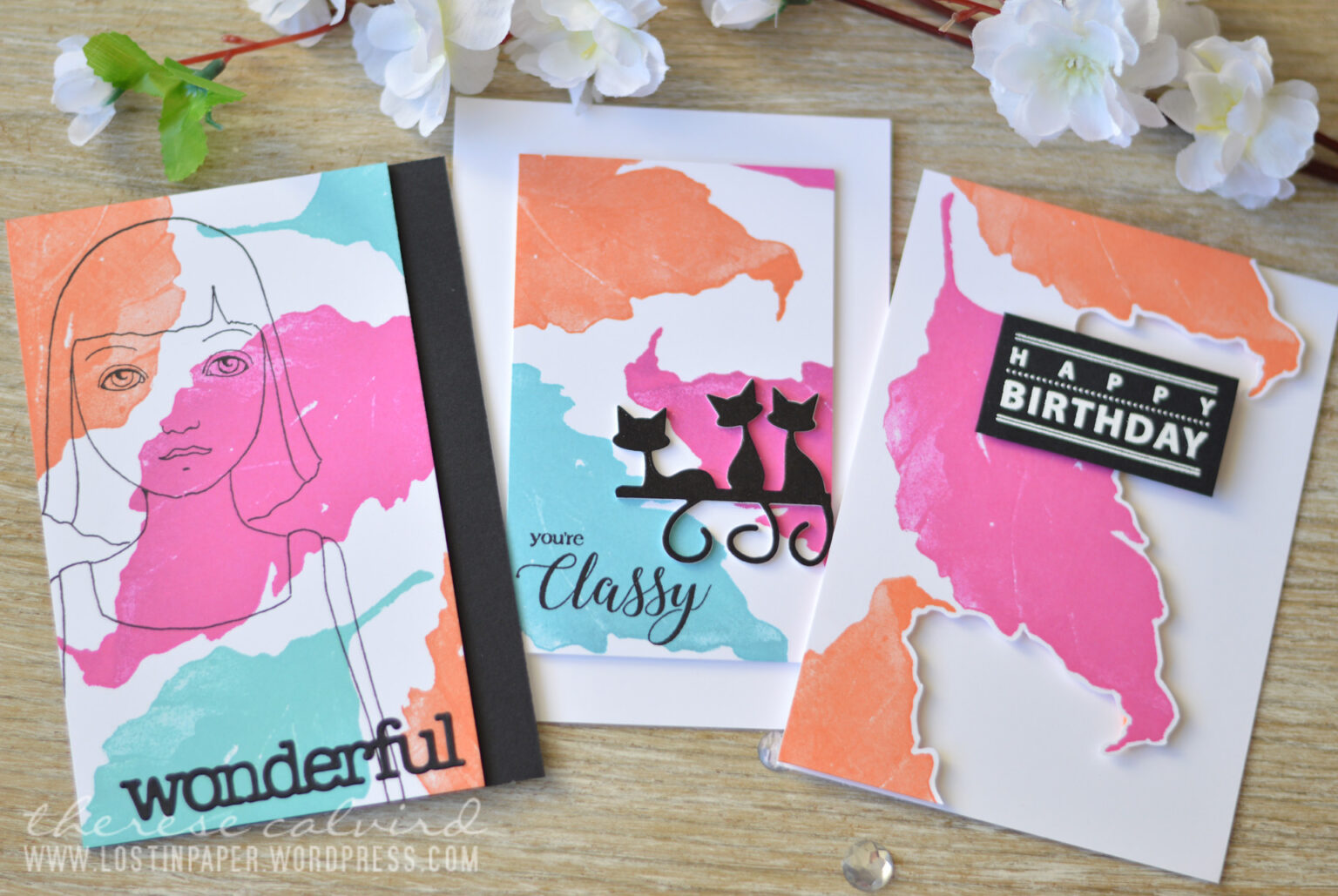 Video : Penny Black Gimme 5 - One Background Five Cards!