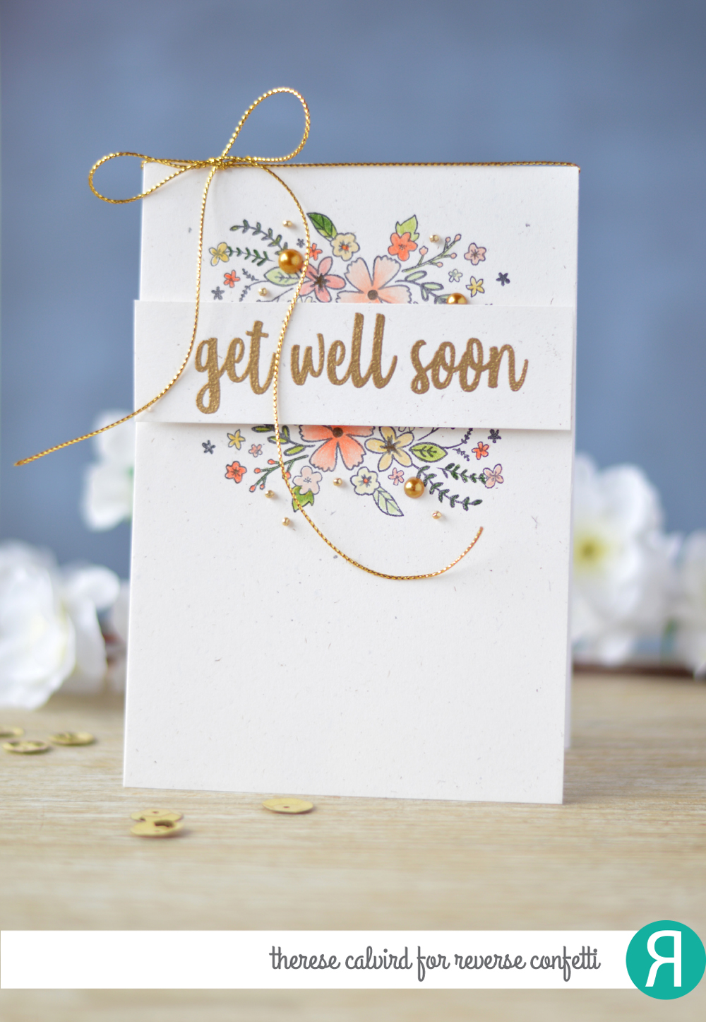 Lostinpaper - Reverse Confetti - Banner in Bloom - Sentiment Essentials (card) 1 copy