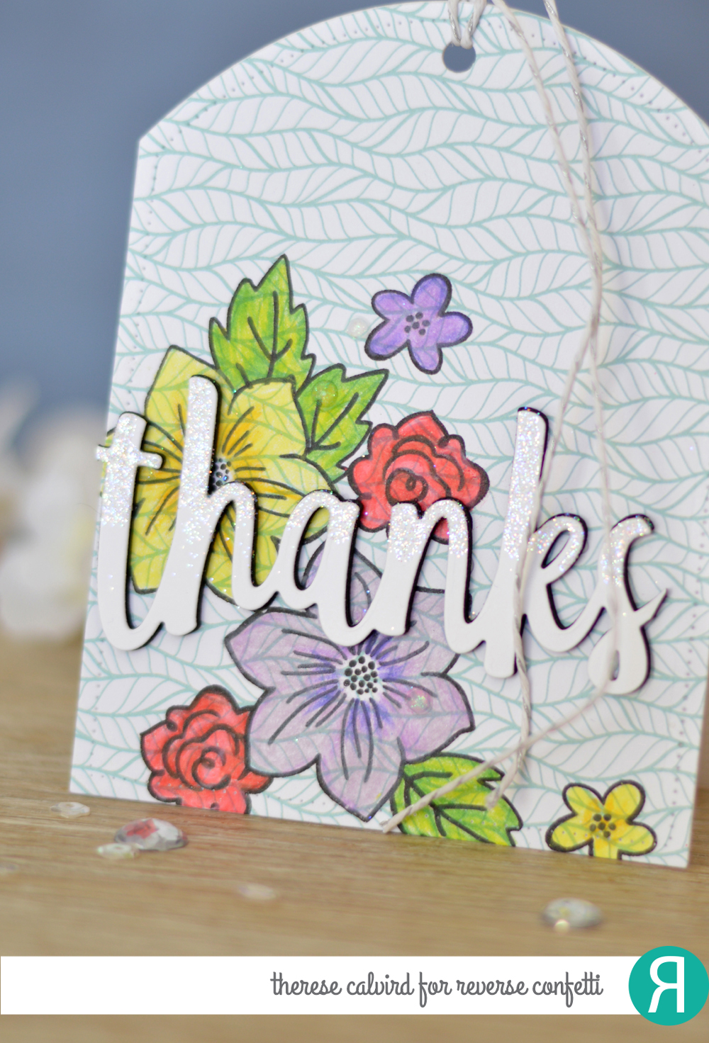 Lostinpaper - Reverse Confetti - Build a Bunch - Thanks Sqare - Pierced Round Top Layers (sneak peek July 2017 release) 1 copy