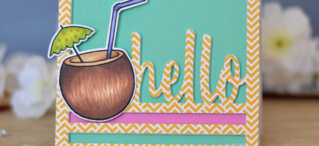 Lostinpaper - Reverse Confetti - Mahalo - Hello Square - (card video) 1 copy