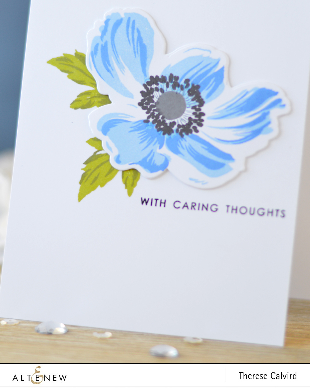 Altenew - BAF - Anemone - Thinking of You - Lostinpaper (card) 1 copy