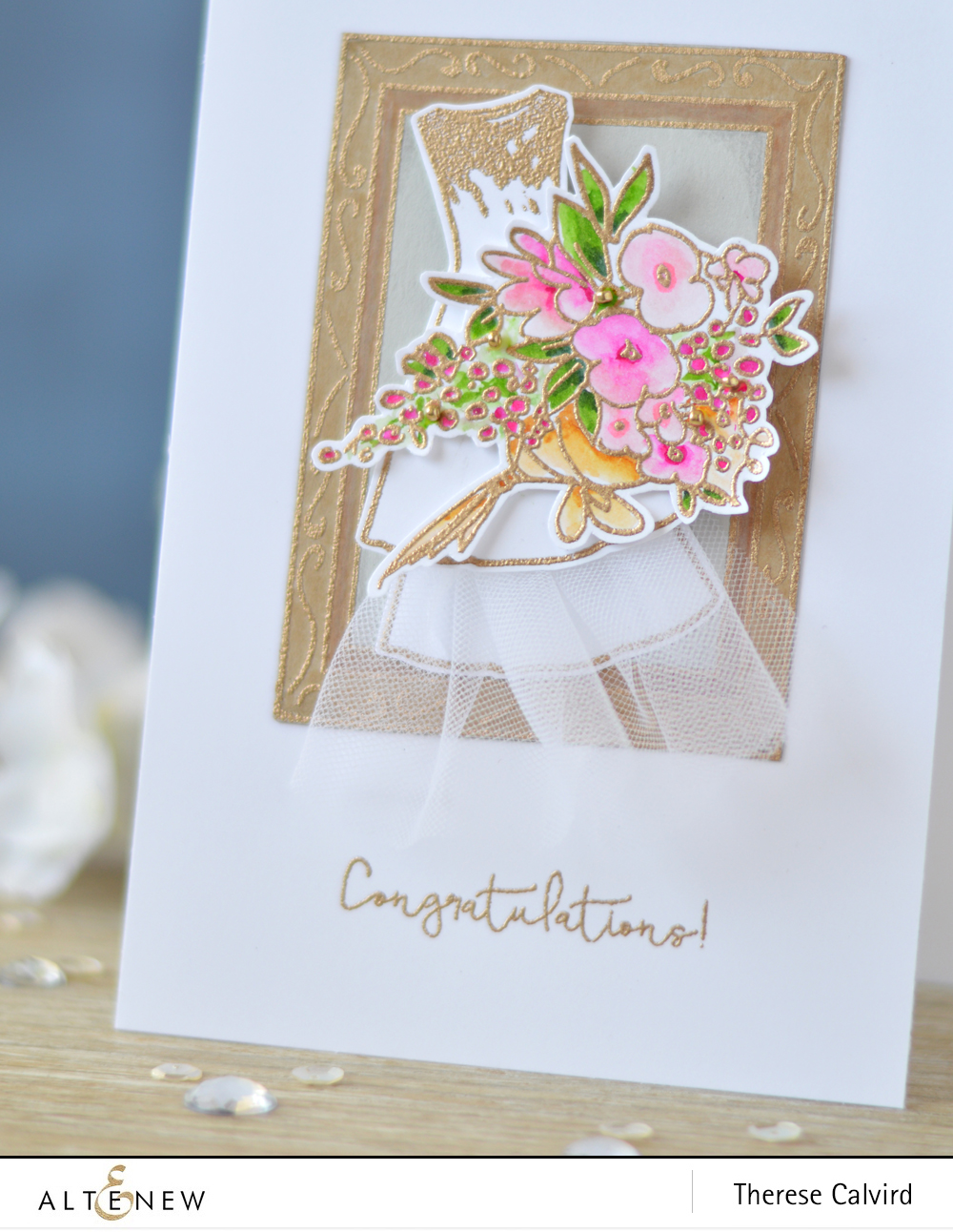 Altenew - Ladies' Day Out - Celebrations - Framed - Lostinpaper (card video) 1 copy