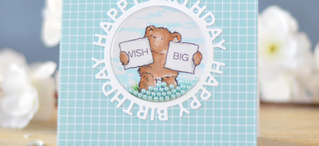 Lostinpaper - Penny Black - Birthday Bears - MFT - Happy Circle Die (card video) 1