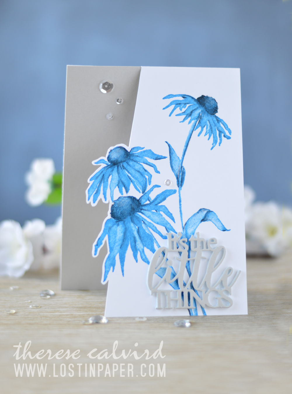 Lostinpaper - Penny Black - Dancing Daisies - Dream Big (card video) 1
