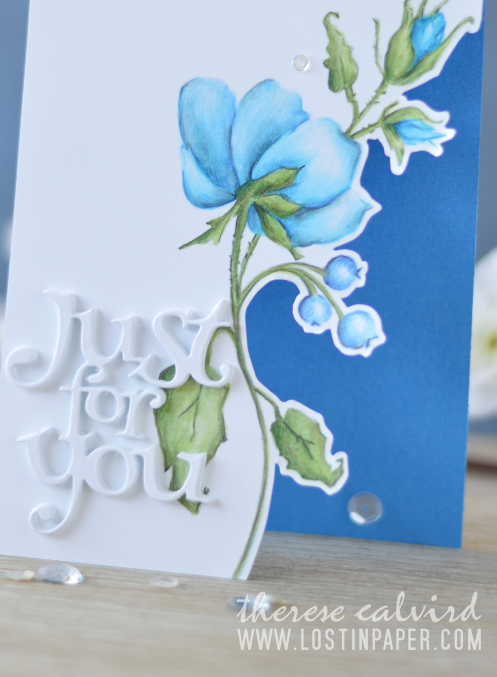 Lostinpaper - Penny Black - Lustrous - Just for You (card video) 1