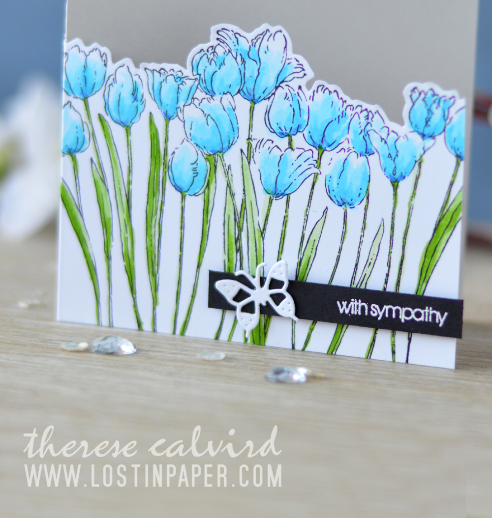 Lostinpaper - Penny Black - Tulip Queue - Snippets (card video) 1