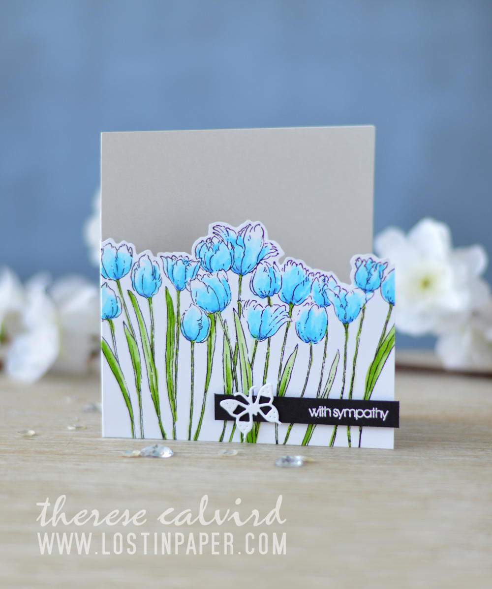 Lostinpaper - Penny Black - Tulip Queue - Snippets (card video) 1