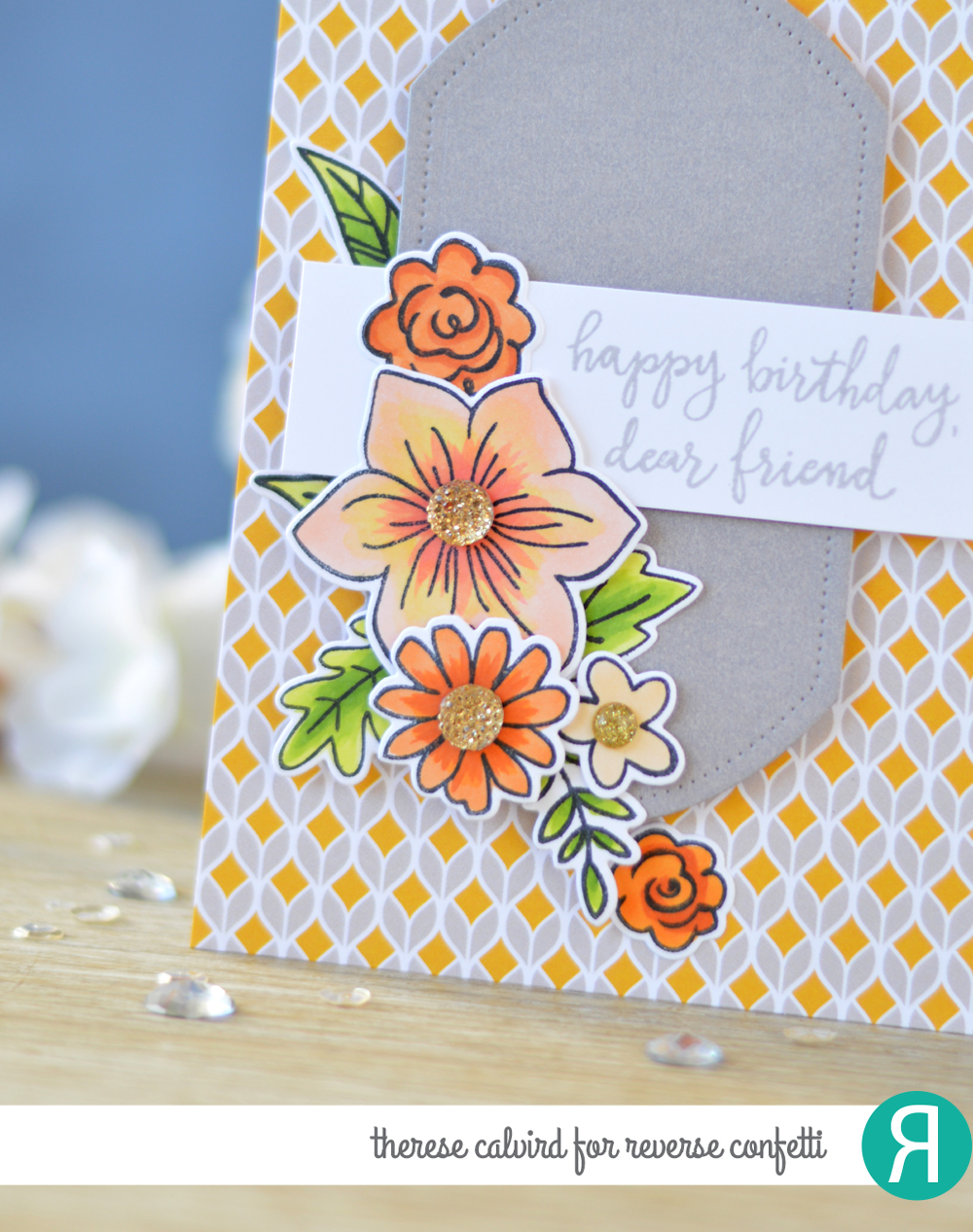 Lostinpaper - Reverse Confetti - Build a Bunch - Banner in Bloom - Under the Umbrella - Pierced Round Top Layers (card video) 1 copy