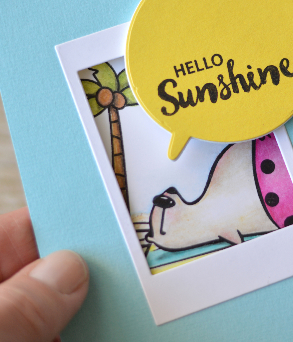 Waffle Flower Crafts - Stay Cool - Balloon Messages - Instalove - Therese (card video) 3