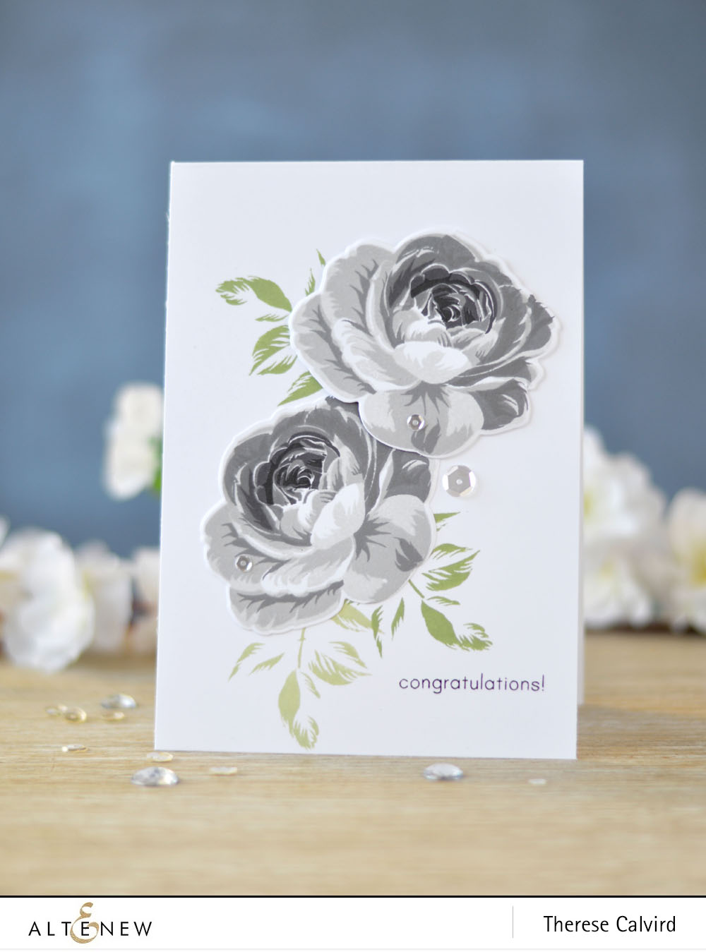 Altenew - BAF - Rose - You Make me Happy - Lostinpaper (card) 1 copy
