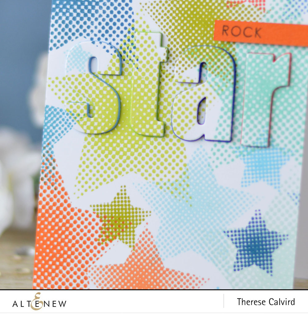 Altenew - Halftone Stars - Sentiments & Quotes - Lostinpaper (card video) 1 copy