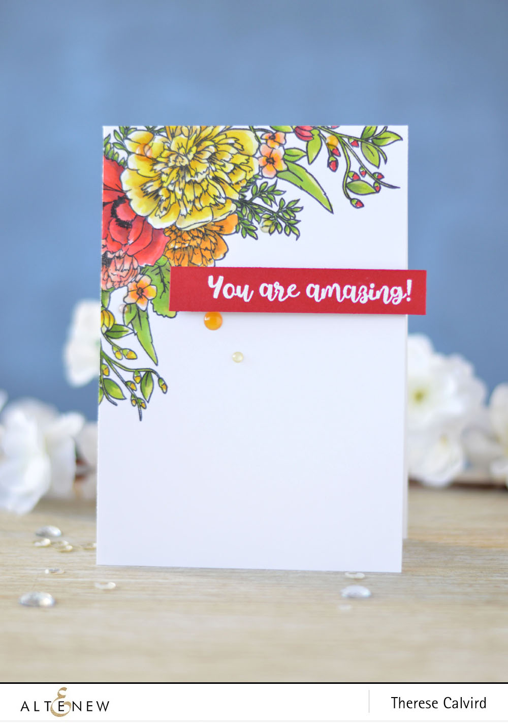 Altenew - Just Because - Amazing You - Lostinpaper (card) 1 copy