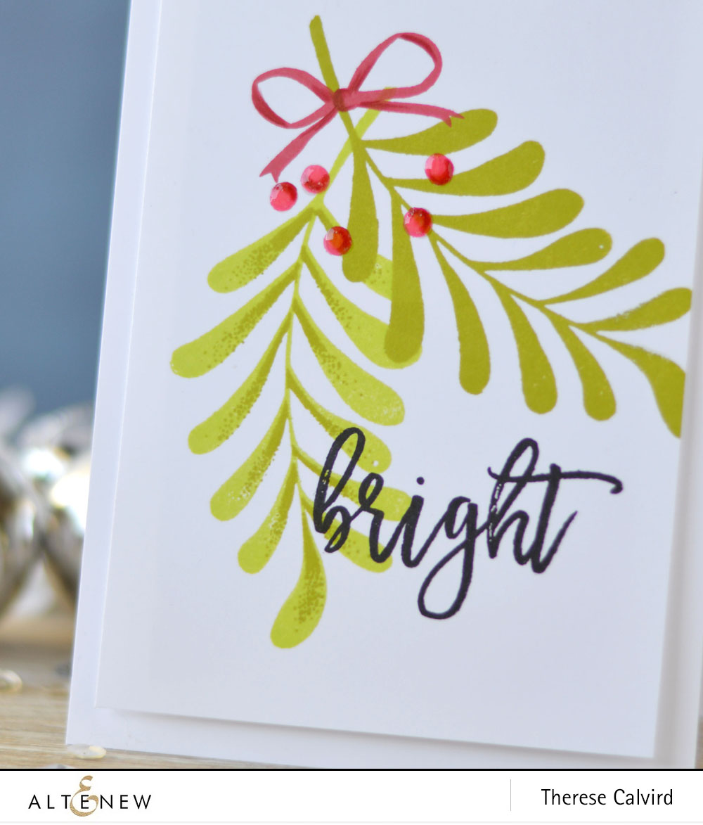 Altenew - Majestic Mistletoe - Bells and Bows - Lostinpaper (card video) 1 copy