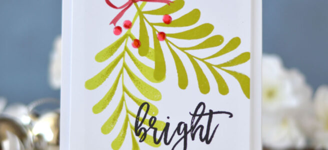 Altenew - Majestic Mistletoe - Bells and Bows - Lostinpaper (card video) 1 copy